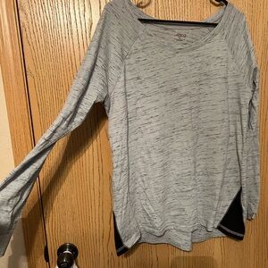Gray Long Sleeve Women's Top